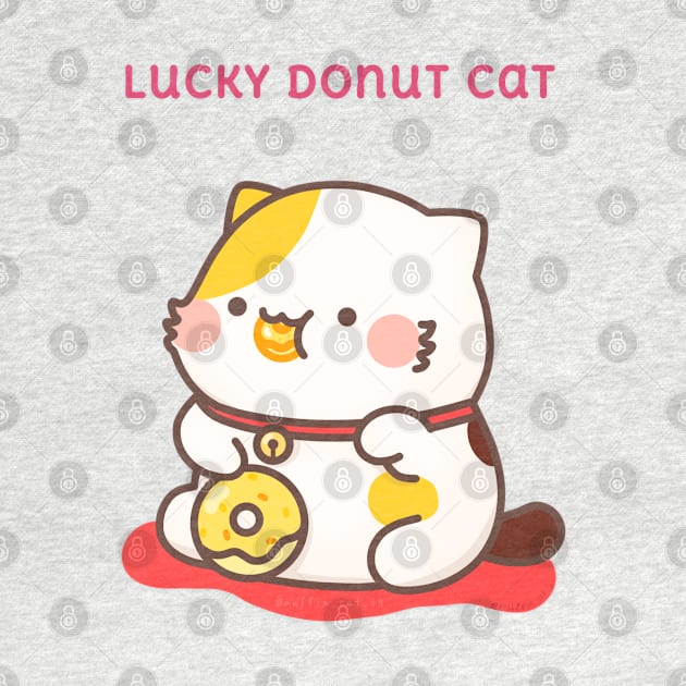 Lucky donut cat by @muffin_cat_ig